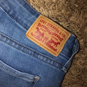 Levi’s 535 Super Skinny Blue Jeans